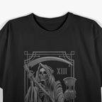 Goth Tarot Card Dark Elegance and Mystical Power T-Shirt
