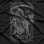 Goth Tarot Card Dark Elegance and Mystical Power T-Shirt