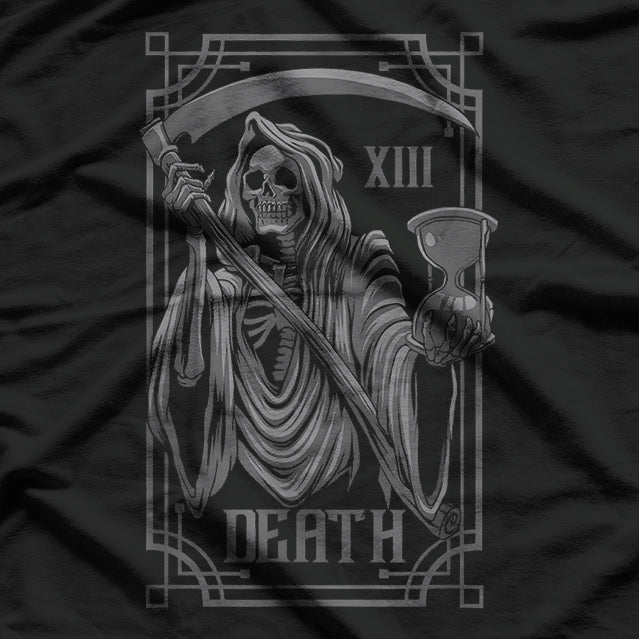 Goth Tarot Card Dark Elegance and Mystical Power T-Shirt