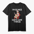 Be Naughty and Save Santa Funny Santa Humorous Christmas T-Shirt