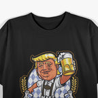 Make Oktoberfest Great Again Funny Beer Drinking Trump T-Shirt