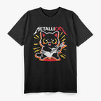 Metallicat Funny Cat Rock 90s T-Shirt