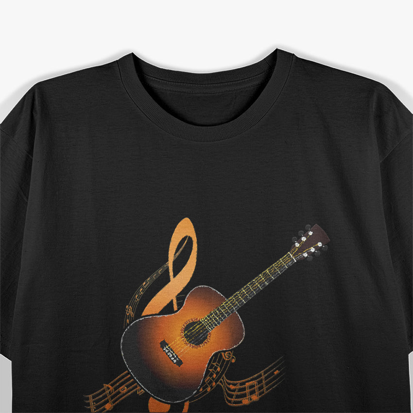 Acoustic Guitar Music Player Musician Guitarist Rock T-Shirt