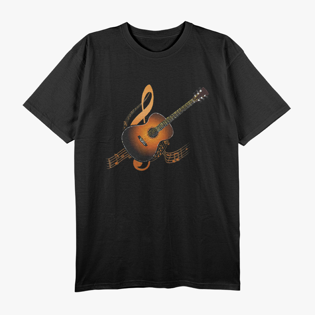 Acoustic Guitar Music Player Musician Guitarist Rock T-Shirt