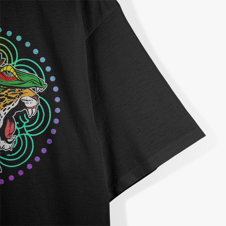 Aztec Jaguar Ancient Warrior of Native Mexican Heritage T-Shirt