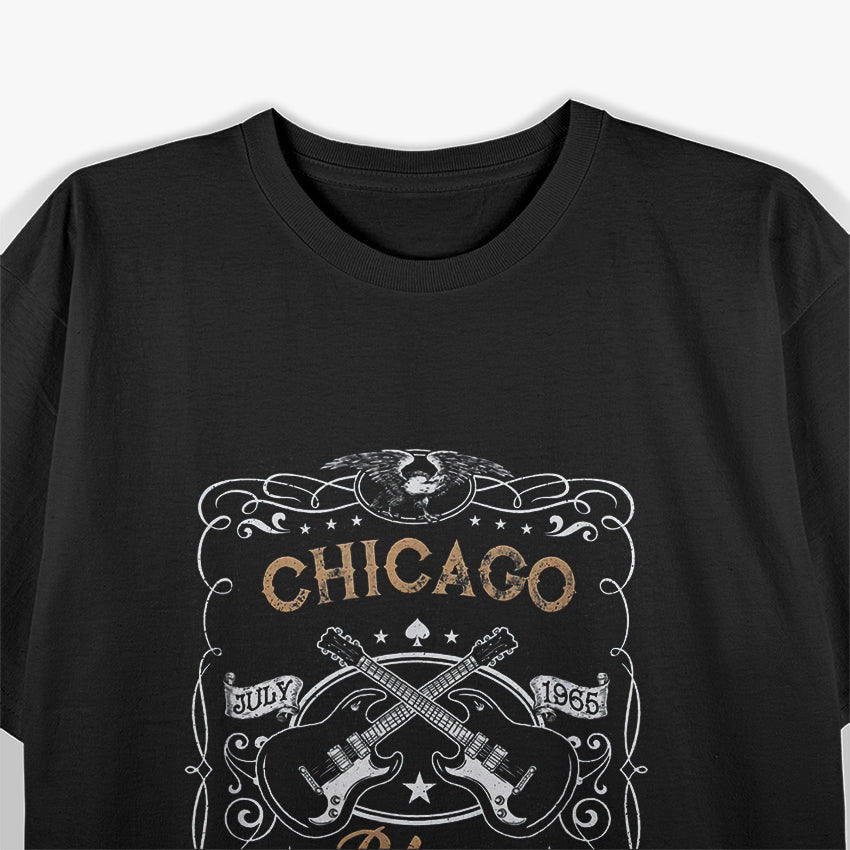 Chicago Blues Festival Blues Guitar T-Shirt