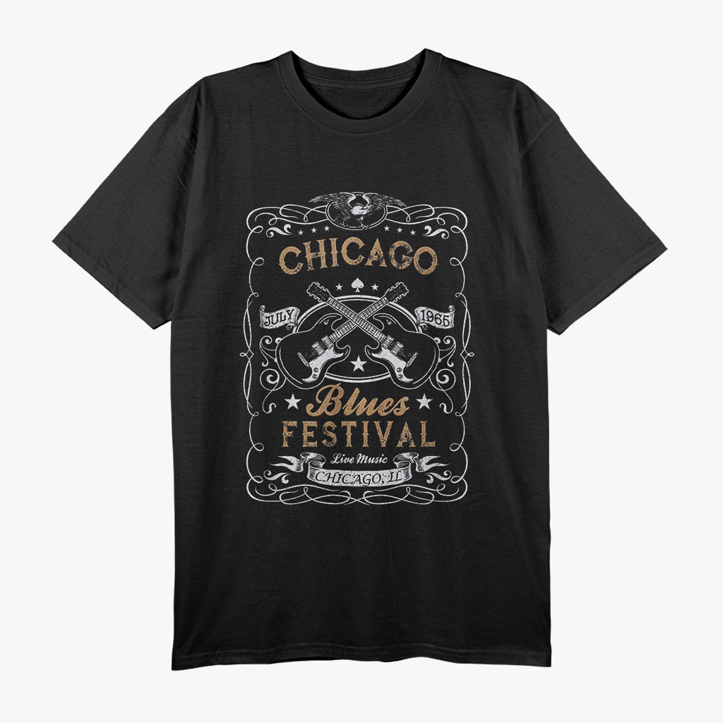 Chicago Blues Festival Blues Guitar T-Shirt
