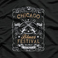 Chicago Blues Festival Blues Guitar T-Shirt
