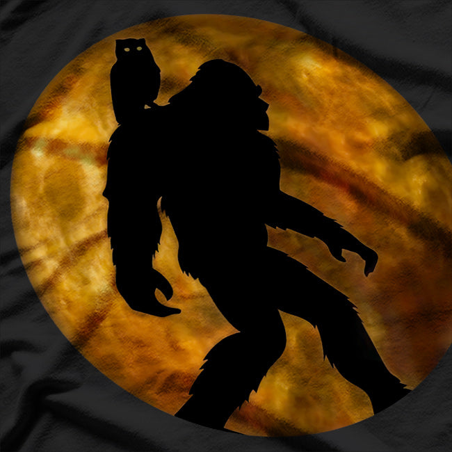Cool Lovers Mystical Design with Full Moon Romance T-Shirt