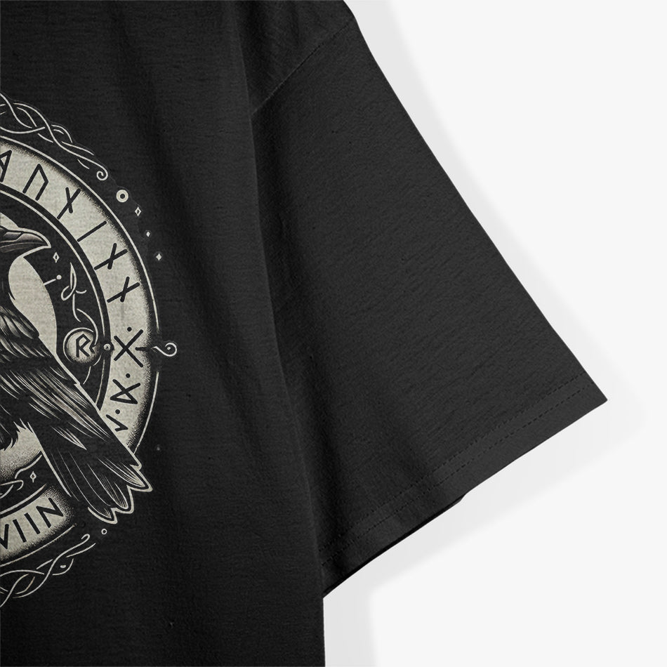 Odin Ravens Huginn and Muninn Norse Mythology T-Shirt