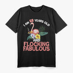 I Am 60 Years Old & Flocking Fabulous 60th Birthday Flamingo T-Shirt