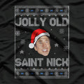 Funny Jolly Old Saint Nick Nicolas Christmas T-Shirt