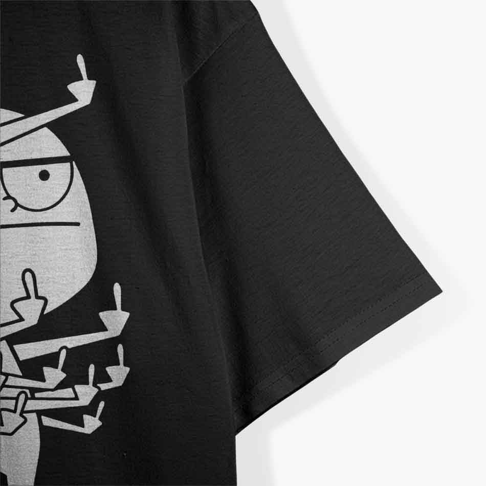 Funny Middle Finger Maniac T-Shirt