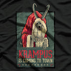 US Legendary Krampus Vintage-Inspired Holiday Horror T-Shirt