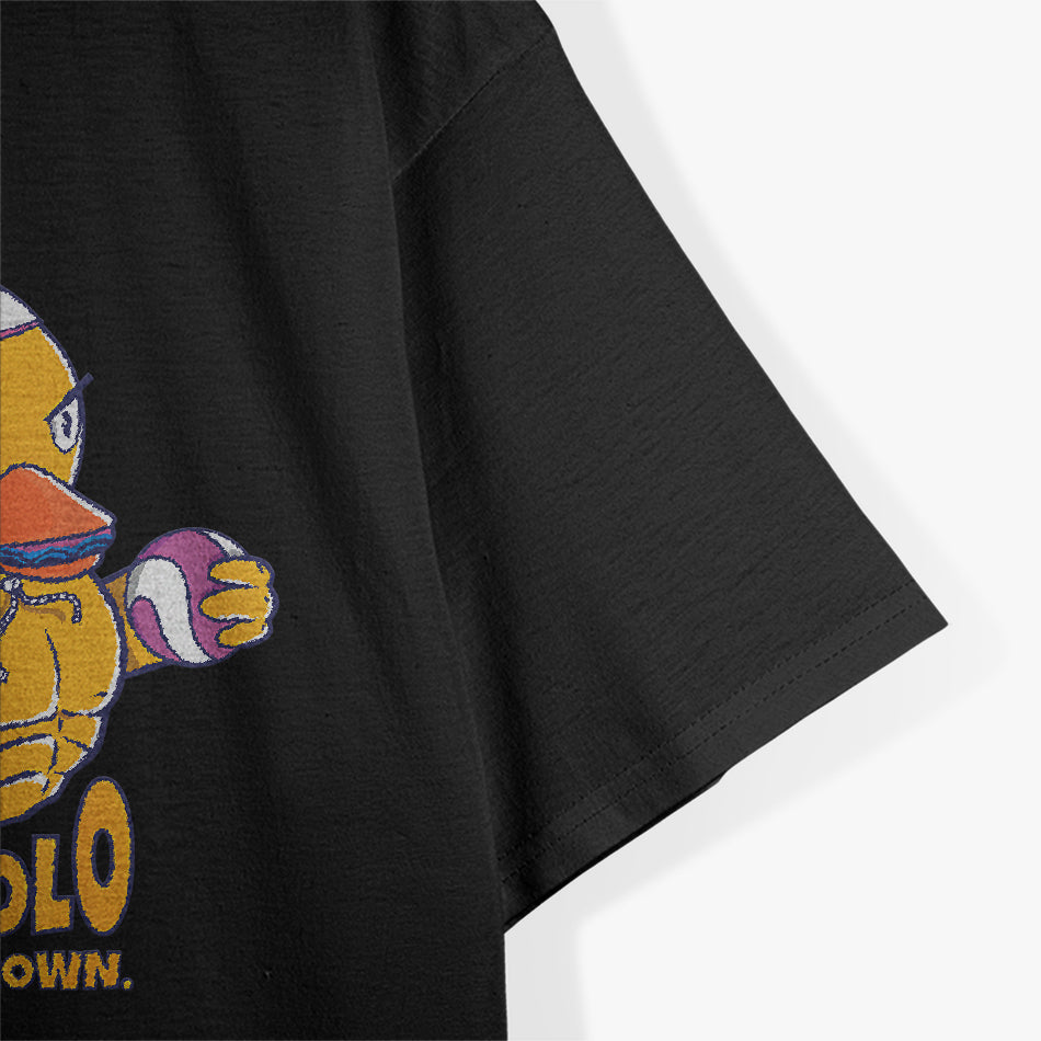 Water Polo Squeaky Rubber Duck on Funny Water Polo T-Shirt