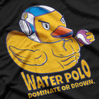Water Polo Squeaky Rubber Duck on Funny Water Polo T-Shirt