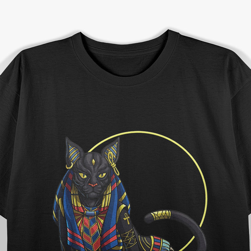 Cat Goddess Divine Power and Feline Grace T-Shirt