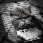 Catnip Made Me Do It Black & White T-Shirt