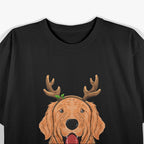 Golden Retriever Antler Ears T-Shirt