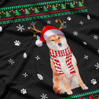 Shiba Inu Dog Lover Christmas Tree Lights T-Shirt