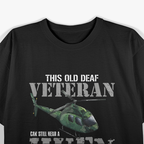Old Veteran, Vietnam Helicopter T-Shirt