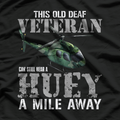 Old Veteran, Vietnam Helicopter T-Shirt