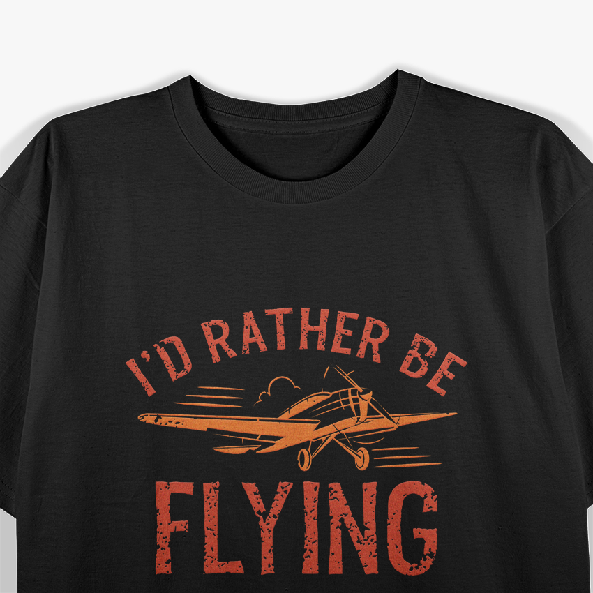 Pilot Flying Aviator Flight Airplane Lovers Aviation T-Shirt