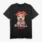 Pitbull Grandma Pittie Dog Mom Funny T-Shirt