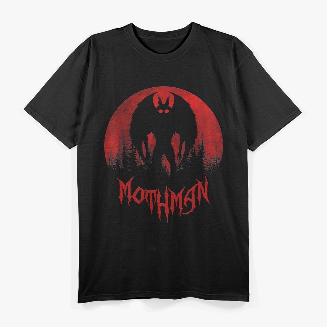 Scary Mothman The Terrifying Cryptid from the Dark Skies T-Shirt