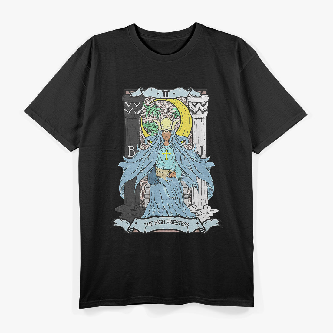 Vintage Color Tarot Card A Nostalgic Journey Through Mystical Symbols T-Shirt