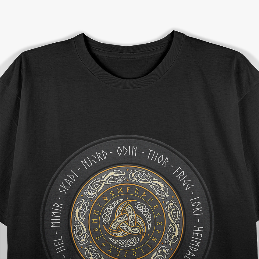Viking Gods and Goddesses Legends of Norse Mythology and Ancient Power T-Shirt