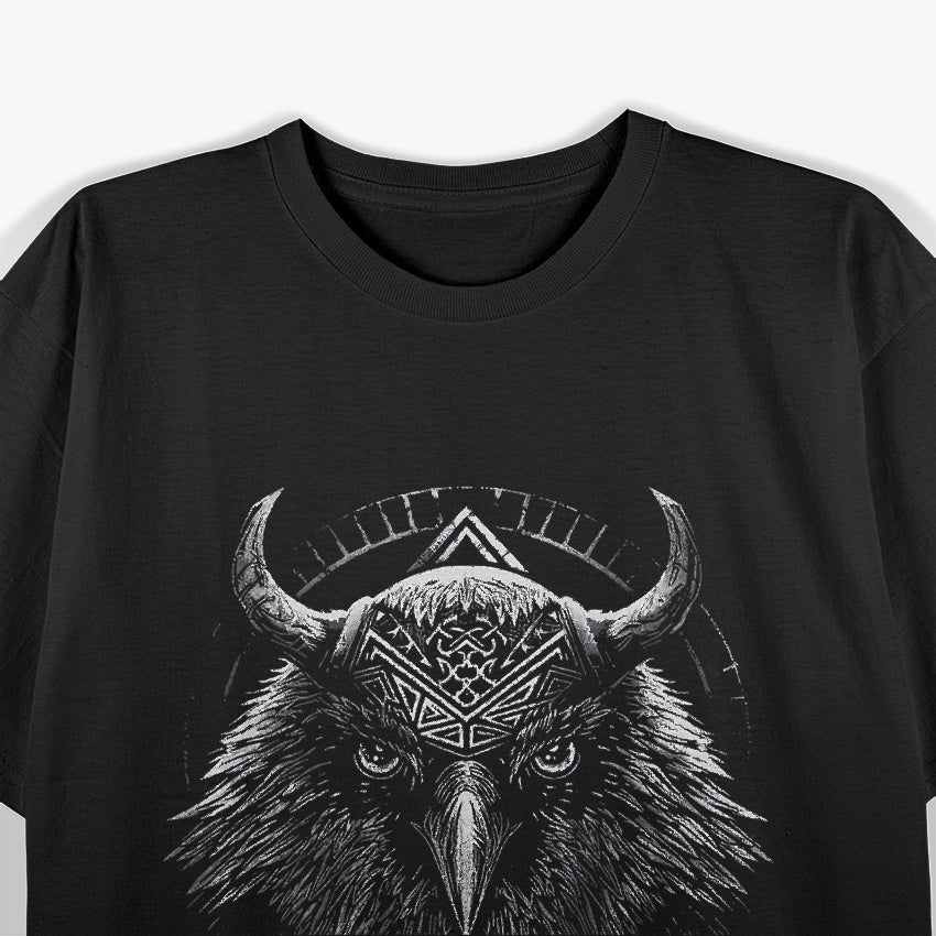 Viking Odin and Valhalla: The Realm of Warriors in Norse Mythology T-Shirt