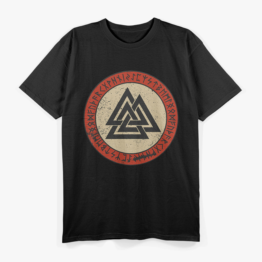 Viking Valknut Knot: Wotan and the Power of Norse Mythology T-Shirt