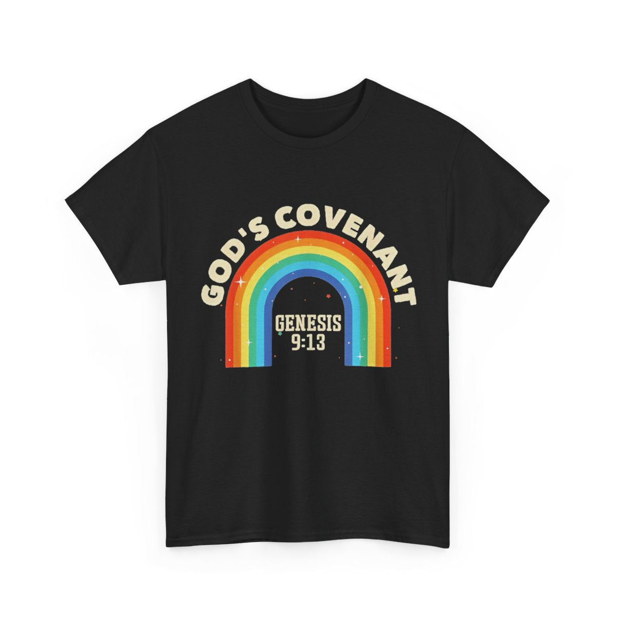 Rainbow God's Covenant Genesis 9:13 Christian Faith T-Shirt