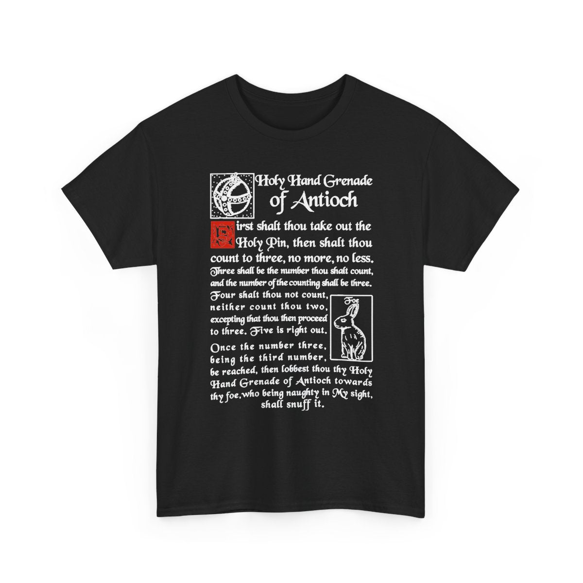 Holy Hand Grenade of Antioch – Monty Python Graphic T-Shirt