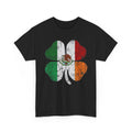 Mexican Irish – Mexico & Ireland Flag Shamrock T-Shirt
