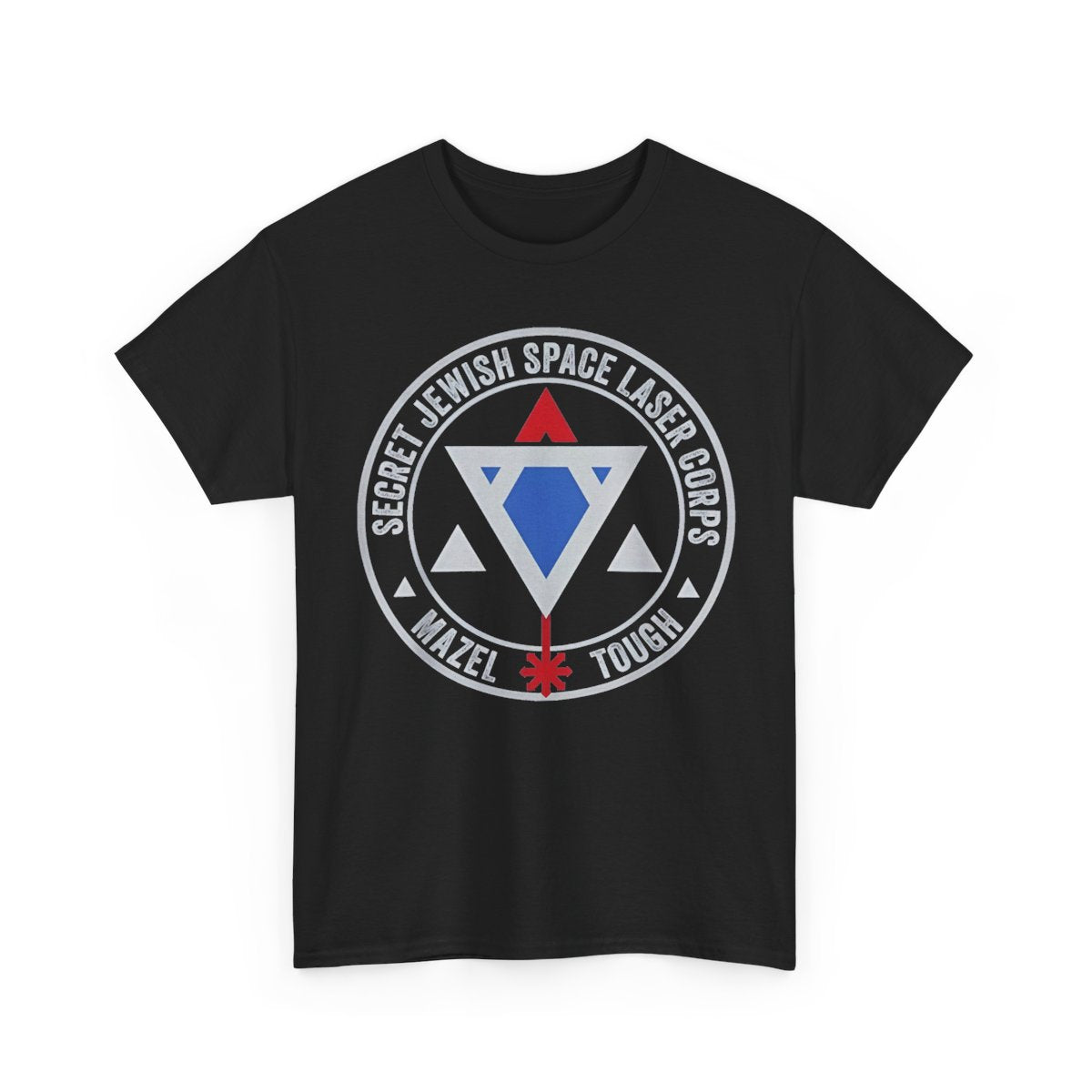 Secret Jewish Space Laser Corps – Mazel Tough Funny Parody T-Shirt
