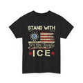 Stand With ICE – We the People Patriotic Graphic T-Shirt