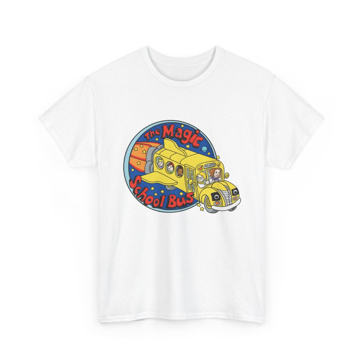 The Magic School Bus – Retro 90s Cartoon Nostalgia Graphic T-Shirt