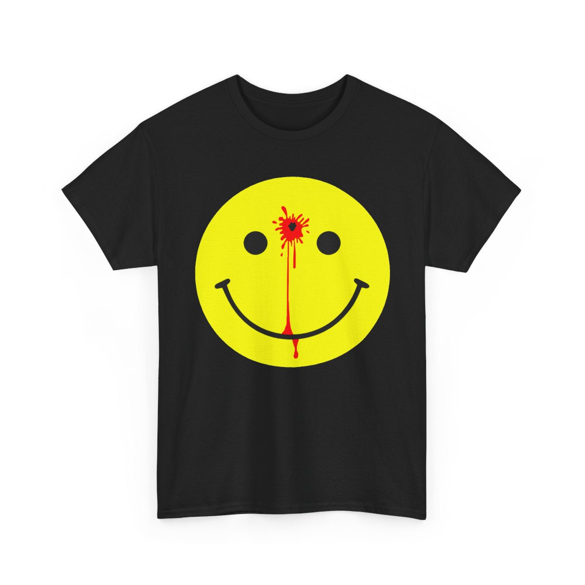Watchmen – Smiley Face Bullet Hole Have a Nice Day Graphic T-Shirt