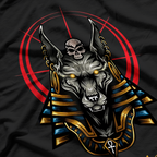 Anubis Ancient Egyptian God of Funerary Rites T-Shirt