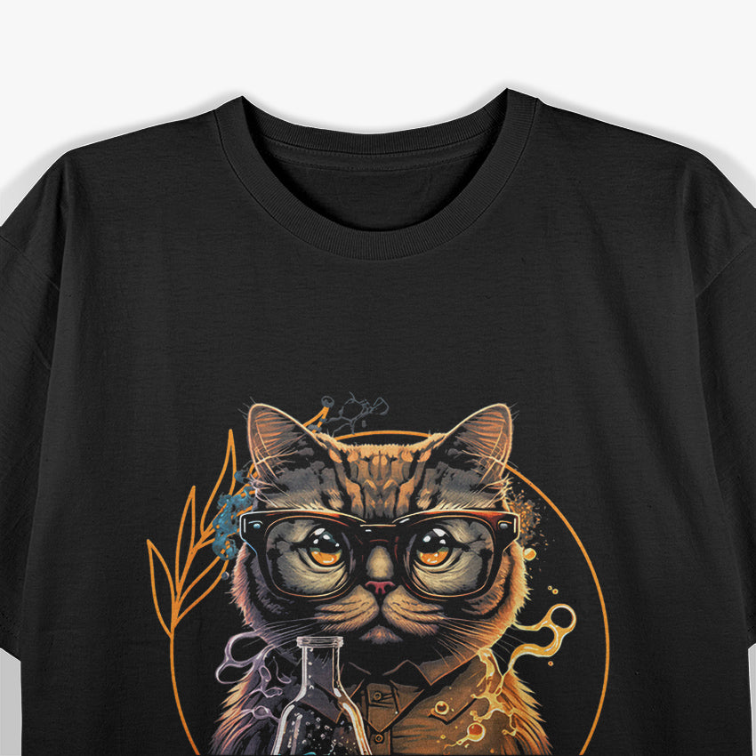 Cation Cat Chemistry Teacher Science Experiment T-Shirt