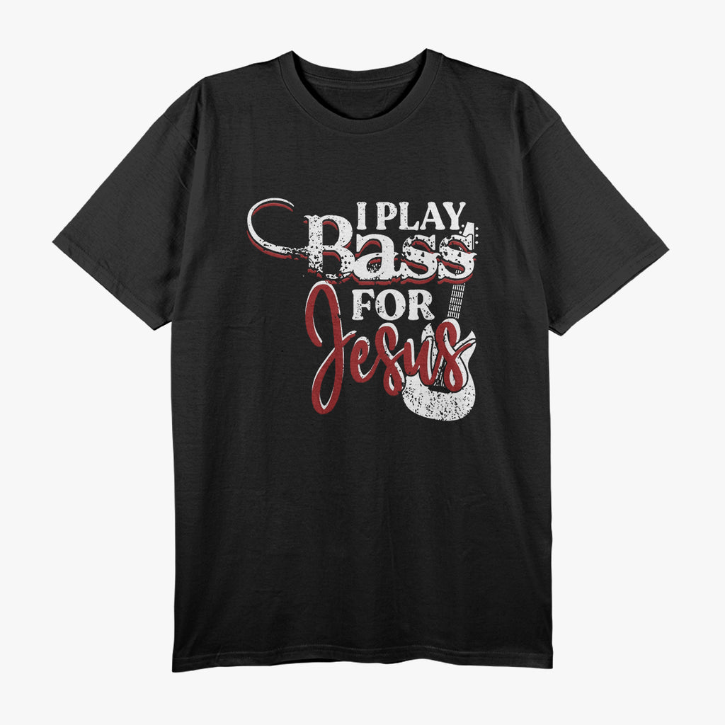 Christian Bassist Bass Player Jesus Bass Guitar T-Shirt