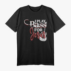 Christian Bassist Bass Player Jesus Bass Guitar T-Shirt