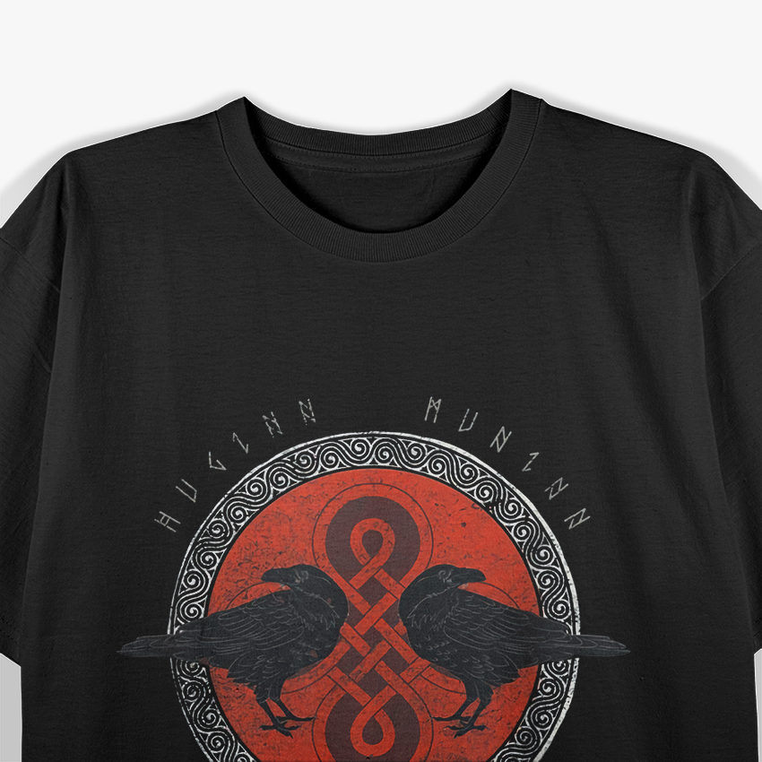 Odin's Ravens: Huginn and Muninn - Guardians of Norse Mythology T-Shirt