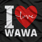 I Heart Wawa Retro T-Shirt
