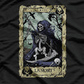 The Death Tarot Tapestry La Mort in Mystical Elegance T-Shirt