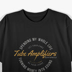 Vintage Retro Analog Audio Vacuum Tube Guitar T-Shirt