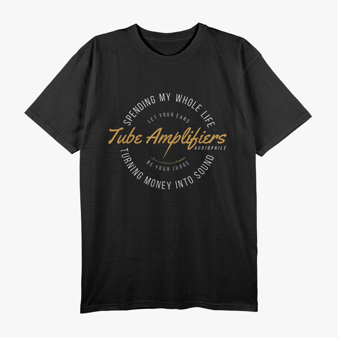Vintage Retro Analog Audio Vacuum Tube Guitar T-Shirt