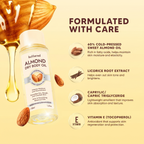 Buttered Almond Dry Body Oil 100ml | 60% Cold-Pressed Sweet Almond Oil, Vitamin E, Antioxidants & Stretch Mark Care